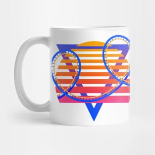 Retro Roller Coaster Mug